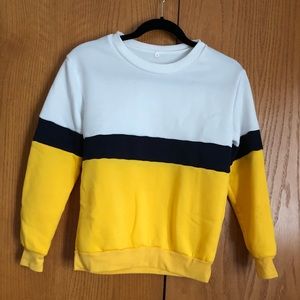 Yellow/White Stripe Sweater